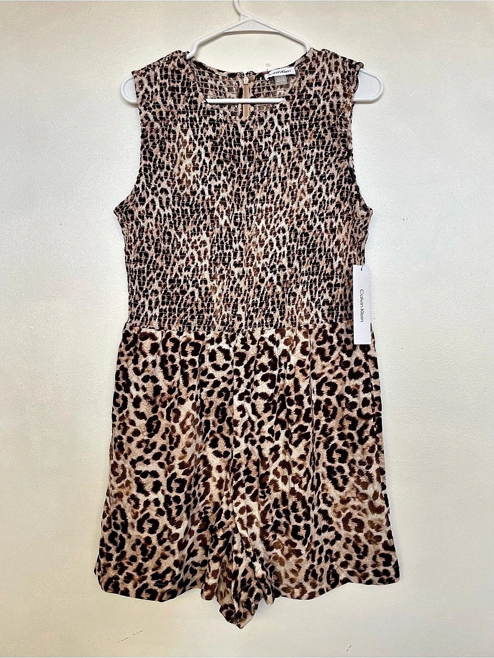 Express Women's Animal Print Mini Romper Size 10 NWT